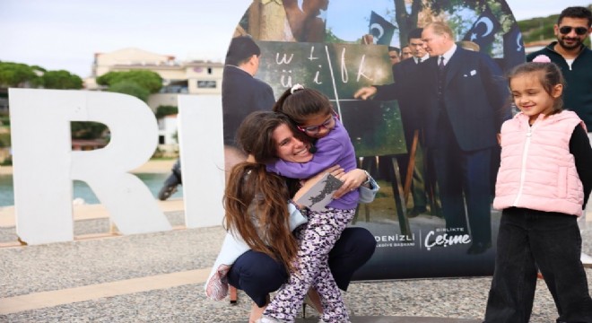 Çeşme'de “Harflerin Çeşmesi” çalışması!