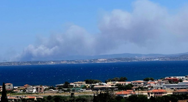 Çeşme'de büyük yangın!