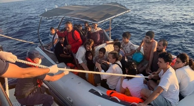 Çeşme'de düzensiz göçmen operasyonu!