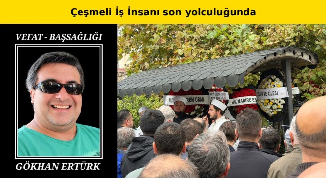 Cenazeye yüzlerce vatandaş katıldı.