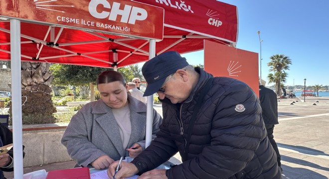 Çeşme CHP’den Büyük Üye Seferberliği