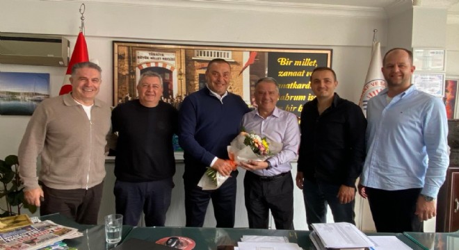 Çeşme İş İnsanları Derneğinden Esnaf Odası ziyareti