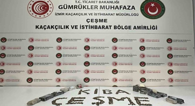 Çeşme Limanı’nda tarihi eser operasyonu:!