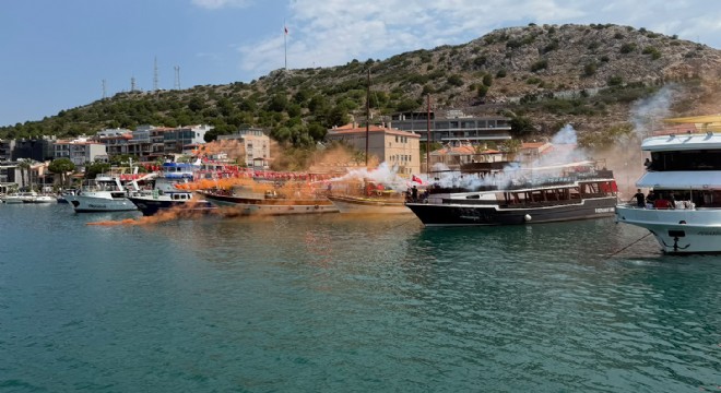 Çeşme'de Kabotaj Bayramı kutlandı
