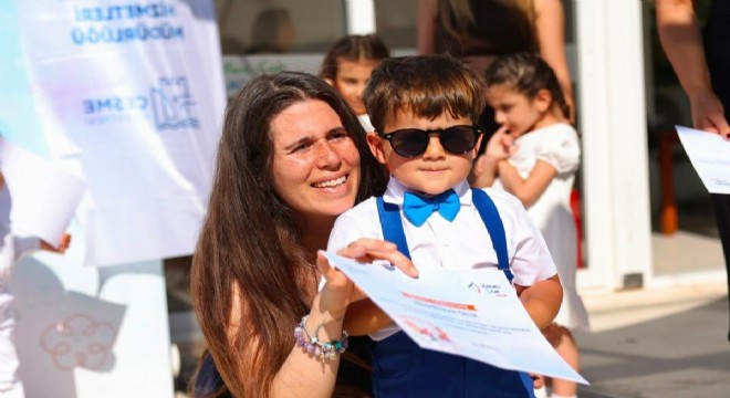 Yuvamız Çeşme’de minikler sertifikalarını aldı